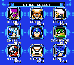Mega Man 10 Stage Select