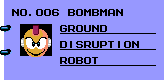 MM3 - Bomb Man card.png