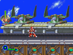 MMX5 - Reploid Air Force Stage Start.png