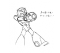 Concept art from Mega Man X Collection.