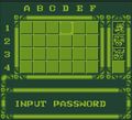 Password Enter Screen