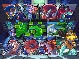 Mega Man X4 Boss Select Screen
