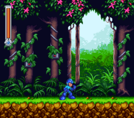 Burner Man Stage from Mega Man & Bass