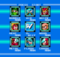 Stage select screen