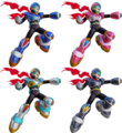 Alternate colors in Marvel vs. Capcom: Infinite.
