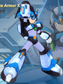 Ultimate Armor X (AC Ver.) model in Mega Man X DiVE.