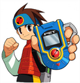 Artwork in Mega Man Battle Network 4.