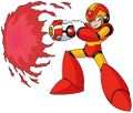 Charged Fire Wave artwork from Mega Man X.