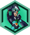 "My Ult is Ready" Hunter Medal in Mega Man X Legacy Collection 2.