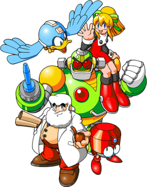 MM8 - Mega Man Family Art.png