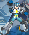 Gaea Armor X in Mega Man X DiVE.